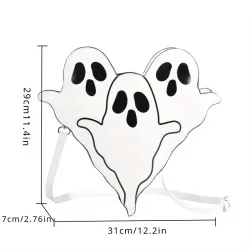 Black Tri-Ghost Shoulder Bag (Click Pic)